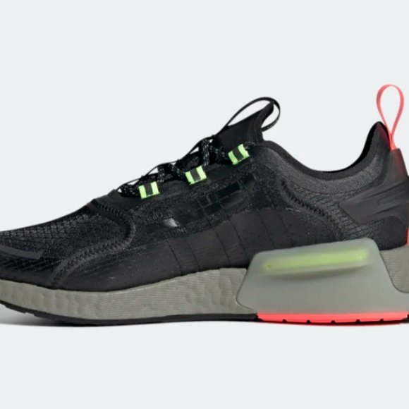 NIB ADIDAS NMD_V3 SHOE Sneaker GW3064 NMD V3 Black Green M 11 MP: $160 main image 10